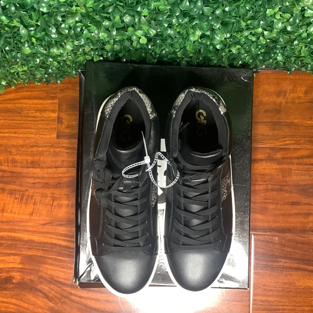 Mens Adam Style Black Sneakers | G BY GUESS Size: 13